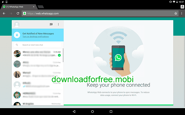 whatsapp for android tablet free download