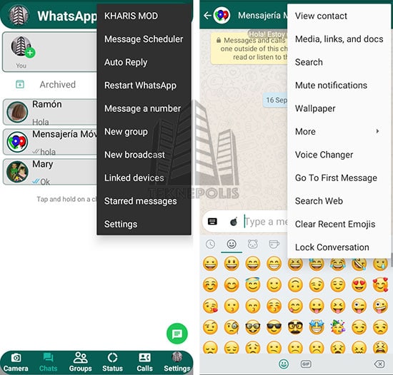 Types of WhatsApp PLUS - The 53 best to download