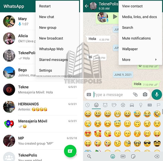 Types of WhatsApp PLUS - The 52 best to download